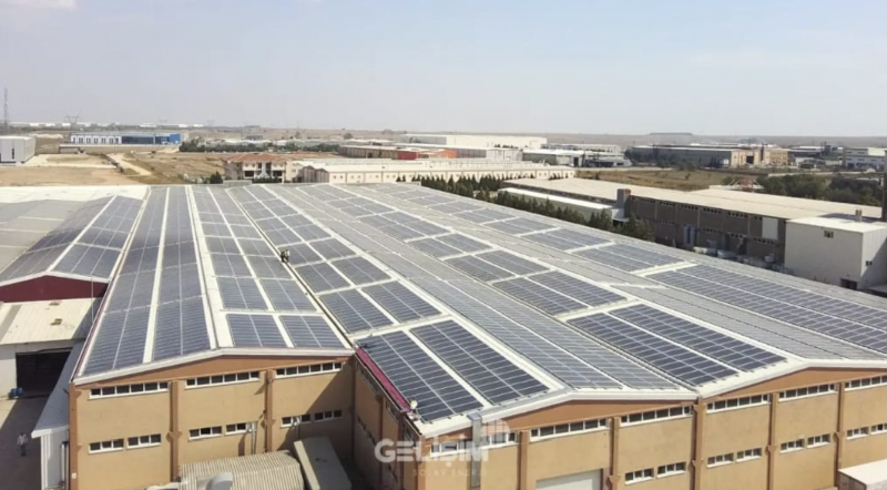 Fersan Tekstil/Tekirdağ 2200 Kwp Çatı GES Kurulumu