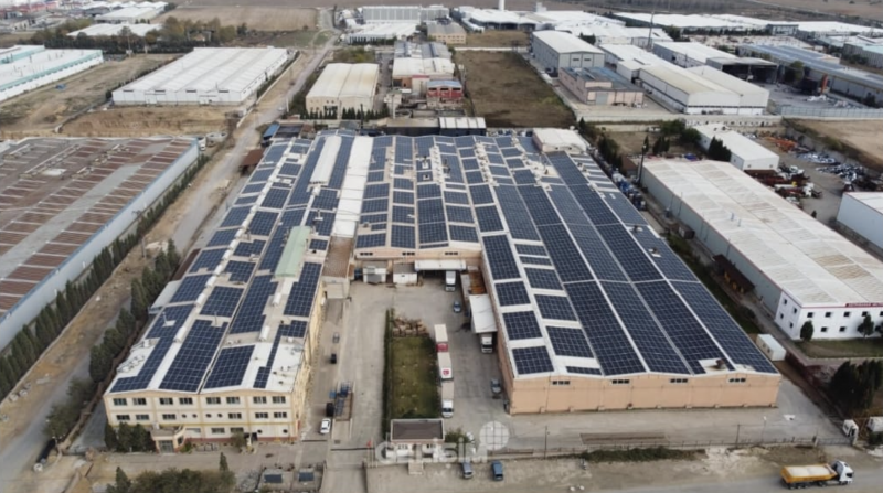 Hamboya/Tekirdağ 2821 Kwp Çatı GES Kurulumu